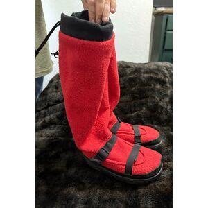 TAIGA Snowdog Polar Fleece Tall Winter Boots Red  40 9.5